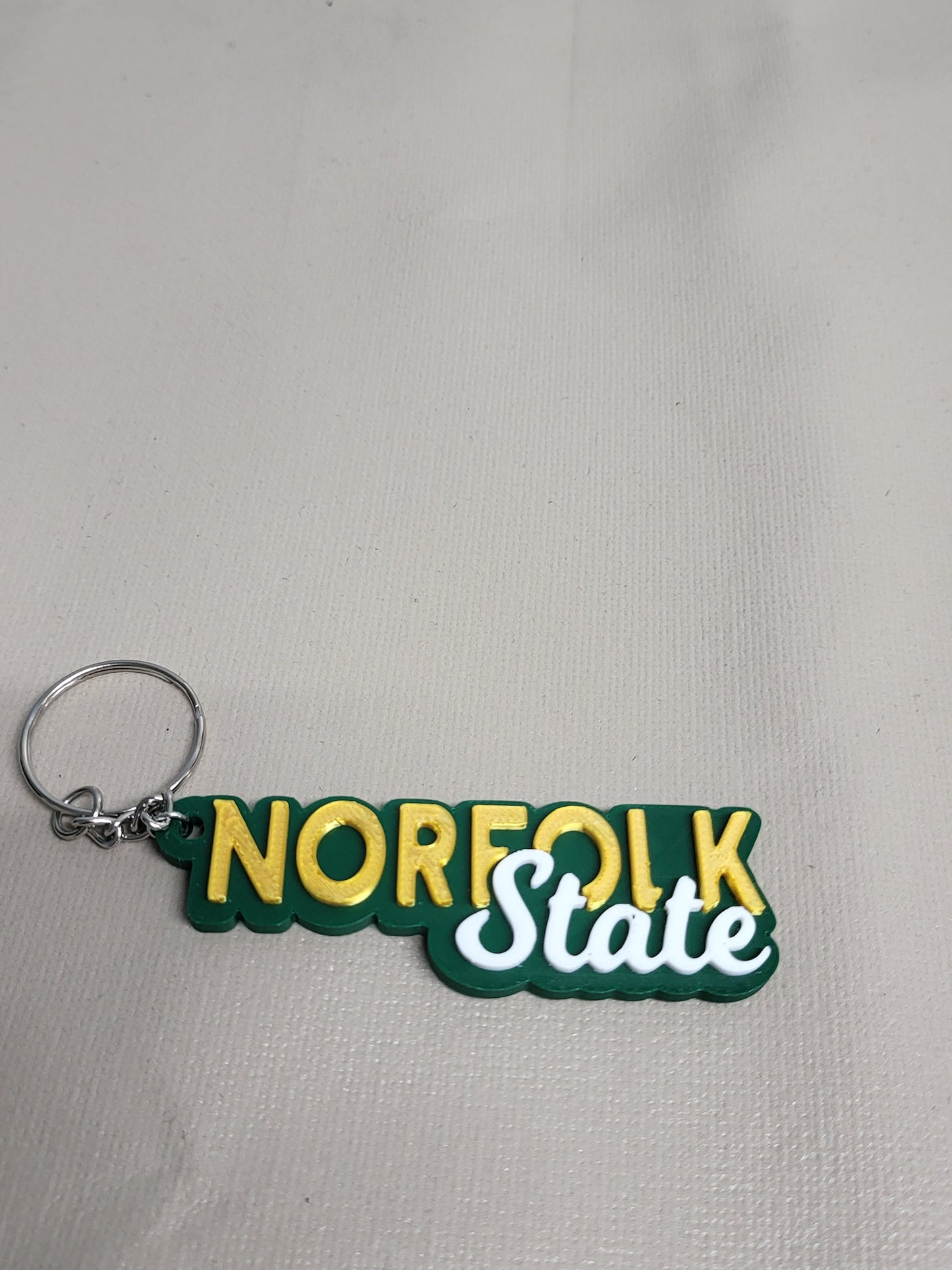 Norfolk State University 3D Printed Keychain