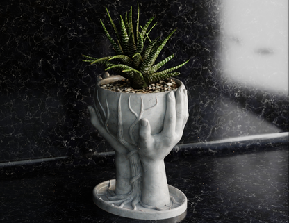Rooted Grace 3D Printed Hand-Held Planter