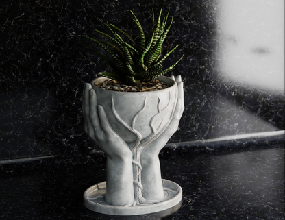 Rooted Grace 3D Printed Hand-Held Planter