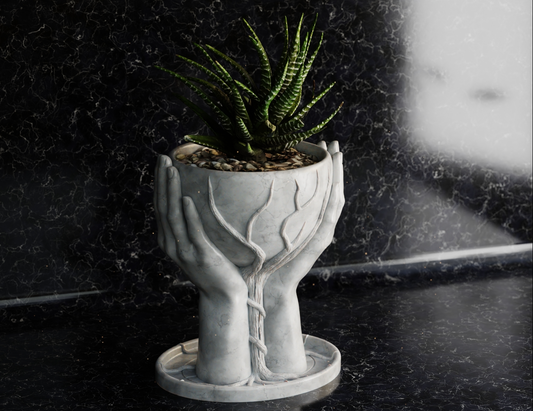Rooted Grace 3D Printed Hand-Held Planter