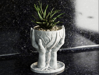 Rooted Grace 3D Printed Hand-Held Planter